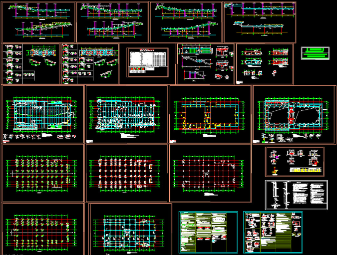 永康钢结构报告厅图纸