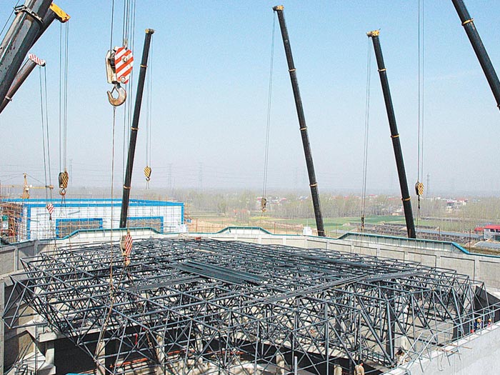 永康网架高空滑移法